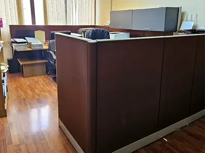 Tables, Conference File Cabinets 120x0.90 Cms total 25 pieces, Office cubicle with table