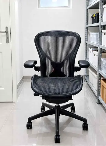 Chair Herman Miller Aeron Classic Full Option Black Size B