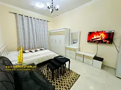 Luxury second-occupancy studio with separate kitchen and open view. Fully furnished. ✨ Ajman, Al R