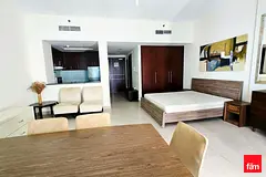 Spacious Studio | Partial canal and Pool view