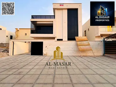 Two-story villa with a roof terrace in Al-Yasmeen, located on the main street; includes electricity, water, and air conditioning.
