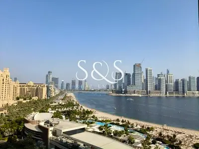شقة بغرفتي نوم على شاطئ البحر | أوشيانا بالتيك | إطلالات على المارينا والمدينة | غير مفروشة