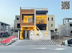 Modern 5-Bedroom Villa with Rooftop Terrace for Sale in Al Zahia | Luxury Custom Finishing | Freehol