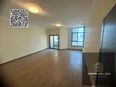 2BR apartment in Al Khor Towers, Ajman. Maid’s room, 2 balconies, spacious, family-friendly, near 
