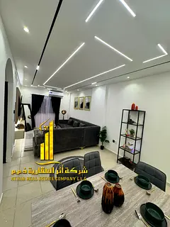 Luxury apartment, second occupancy. Two bedrooms, living room, and open balcony. Ajman, Al Rawda 2. 