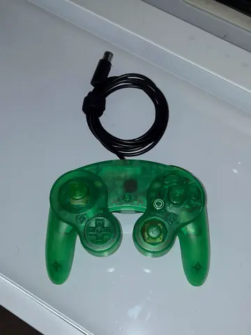 Green Transparent Nintendo GameCube Controller (Wired)
