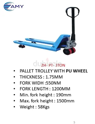 3 Ton Pallet Trolley / Hand Pallet Truck