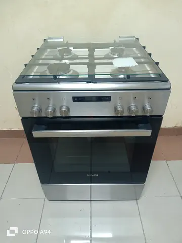 Siemens stainless steel Dual Fuel cooker with oven - good condition