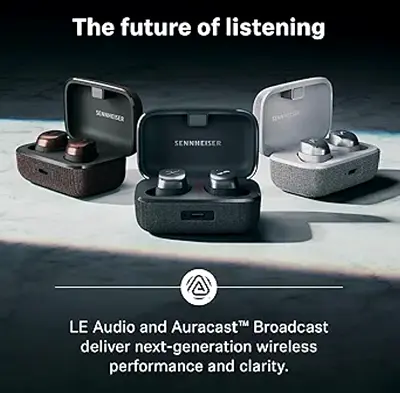 Sennheiser True Wireless Earbuds with Charging Case - Like New