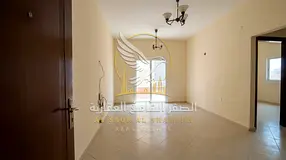Bedroom Apartment for Annual Rent in Al Buteena, Sharjah with Balcony, Central AC, Central Gas and F