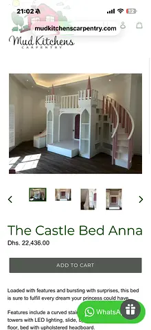 Castle Kids Loft Bed with Slide and Storage Mud kitchen - pottery barn
