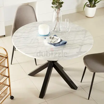 Heaven 4-Seater Marble Top Dining Table