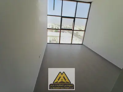 For Annual Rent – 2BR + Hall | Al Jurf 2, Ajman. 3 Baths, Master Rooms, Balcony, First Occupant, Ce
