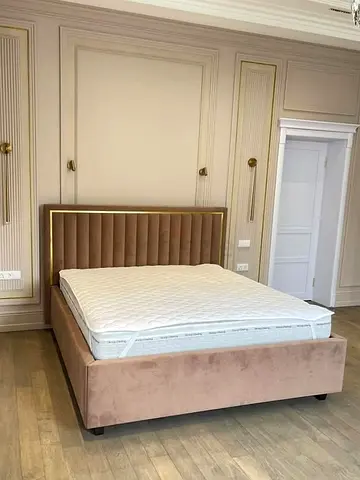 Luxury Fabric Bed Frame With Stylish Modern Design Headboard