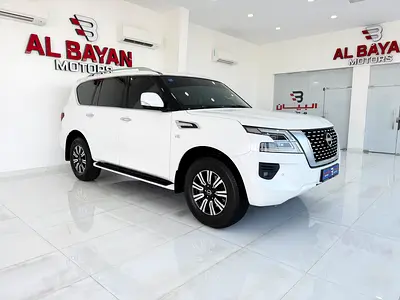 نيسان باترول V8 LE ابيض /زعفراني 2024 (المسعود)