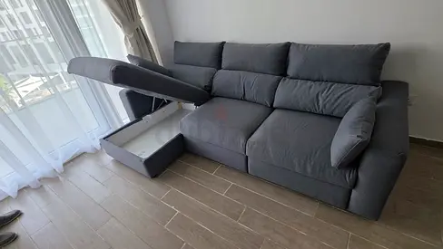 IKEA Esklstuna L shape Sofa Bed Dark Gray