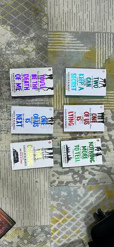 Karen Mcmanus books, one of us is laying series
