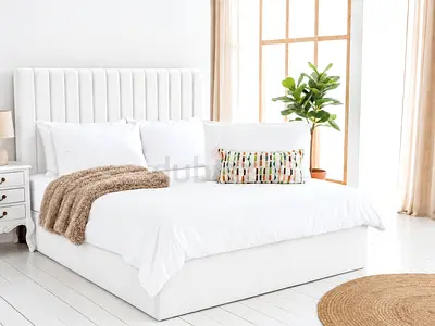 Brand New queen size bed with madical mattress with storage more details call and WhatsApp