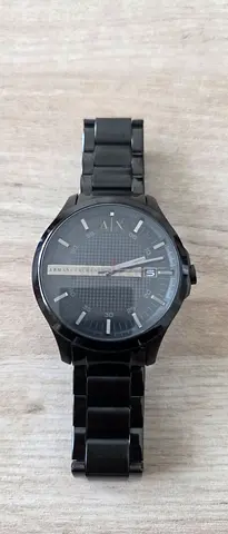 Men's Armani Exchange Black Stainless Steel Watch - Pre-owned
