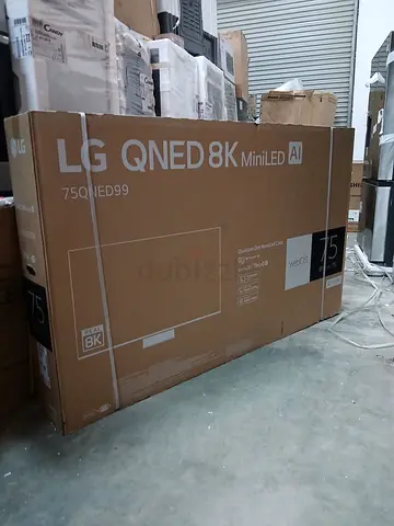 LG 75 Inch QNED 8K Smart Tv Box Pack UAE Model with 1 Year warranty television
