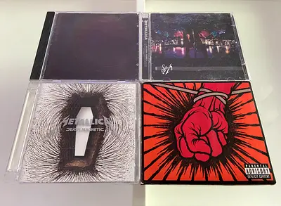 4 Metallica Music CD’s
