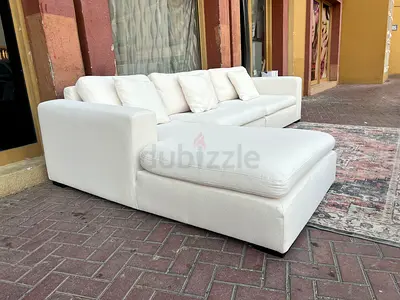 Marina home Feather filled Sofa Beige