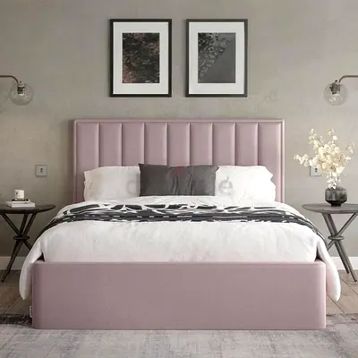 Stylish brand new king size bed with madical mattress with storage more details call and WhatsApp
