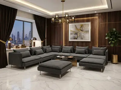 U-Shape Corner Sofa – Modern & Comfortable