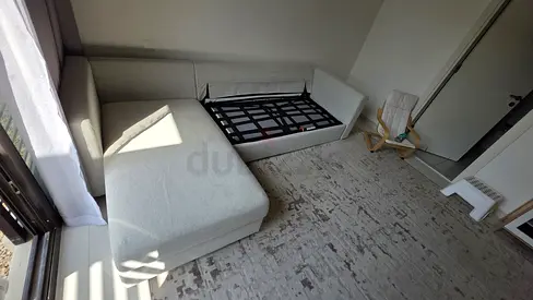 Excellent condition IKEA vimle l'shape sofa bed