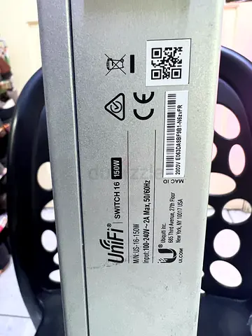 Ubiquiti UniFi Switch 16 Managed PoE+ Gigabit Switch with SFP (US-16-150W)