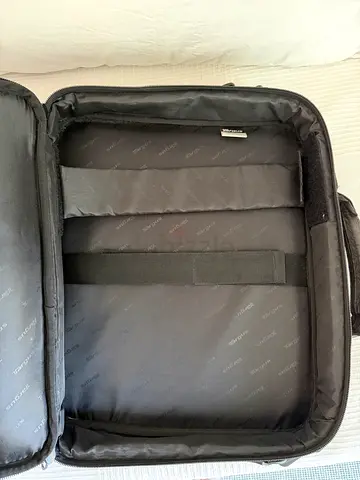 Black Laptop Briefcase with Shoulder Strap