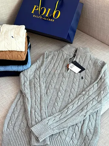 Ralph Lauren Cable Knit Sweater - Multiple Colors (SUPER MASTER QUALITY)