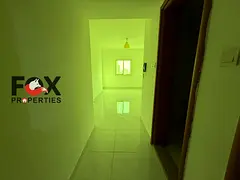 One-bedroom apartment with a living room for annual rent in Al Rashidiya 3, Ajman. Includes one mont