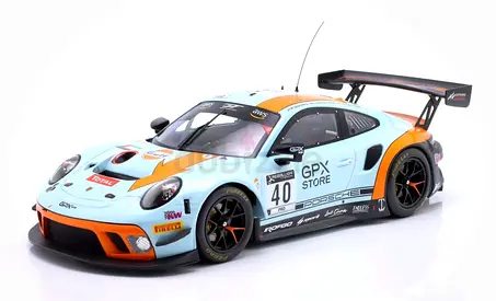 1:18 Porsche 911 GT3 R #40 Gulf GPX 24h Spa 2020 Delétraz, Dumas, Preining