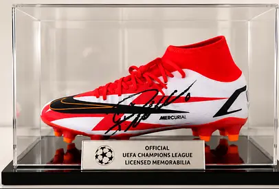 Cristiano Ronaldo signed Nike Boot - UEFA memorabilia