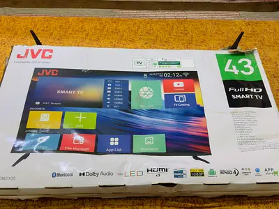 JVC 43" Full HD Smart TV (boxed) - good working condition.
