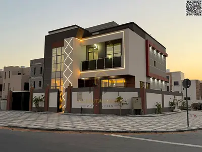 فيلا زاوية أمام مسجد و شارع رئيسي تشطيب راقي السعر شامل رسوم نقل الملكية و المكيفات. تملك حر