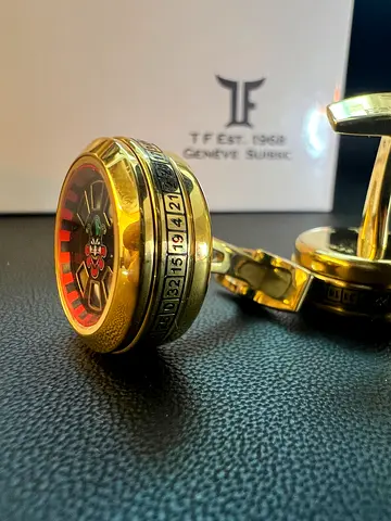 Brand New TF Est. 1968 "Joker" Roulette Cufflinks – Discontinued & Rare