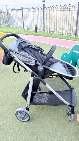 Evenflo - Lightweight grey baby stroller in good used condition