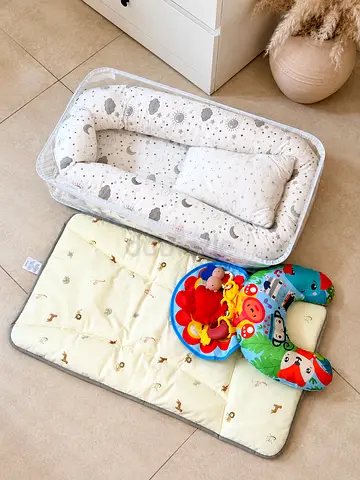 Baby Items( Nest, Changing Pad, Tummy time pillow)