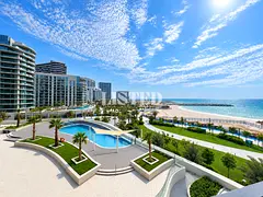 3BR Waterfront Duplex | Sea View | Private Beach Access