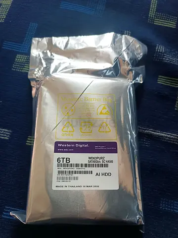 Western Digital 6TB SATA Internal HDD (Sealed Anti-Static Pack)