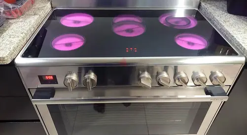 Italy BOSCH Series 8 Model 5 Hobs Full Electric Ceramic Cooker Range Size 90×60 cm