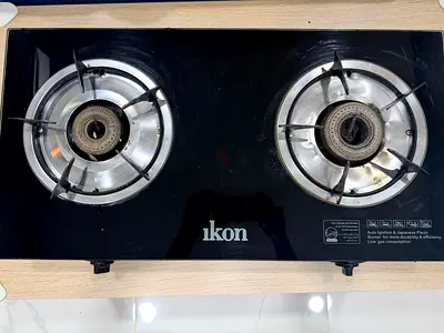 Ikon Glass Finish 2 Stove Cooking Range