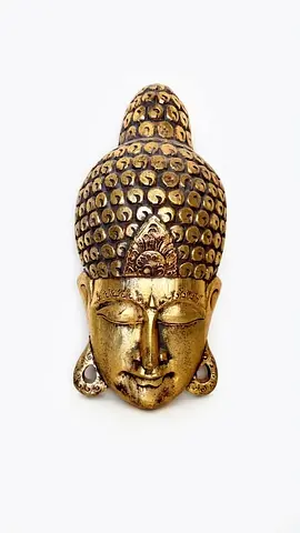 Wood Buddha Head Wall Hanging