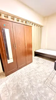 Big partition room with attached balcony ( Near Dafza Metro)