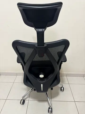 Ergonomic Mesh Office Chair with Headrest and Lumbar Support along with footrest