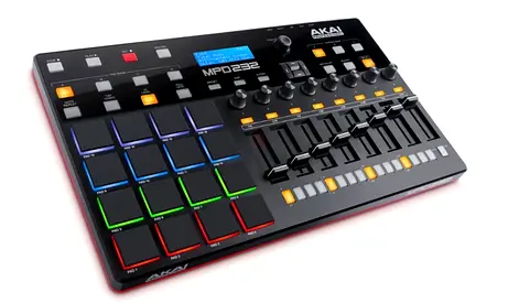 Akai MPD232 MIDI Pad Controller with Pads, Faders and Knobs - new