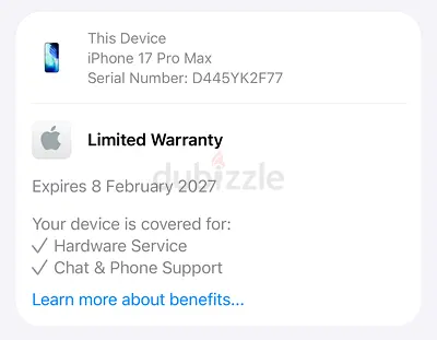 iPhone 17 pro max - 256gb - Silver