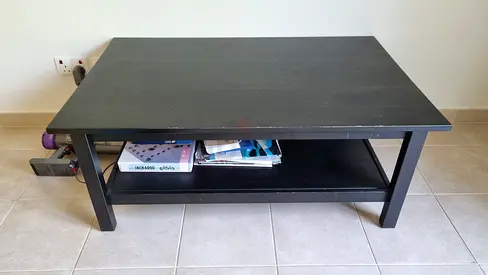 IKEA LACK Coffee Table (Black-Brown, 118x78 cm)